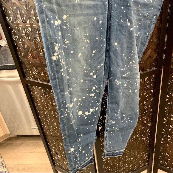 Melissa McCarthy Splatter Print Jeans - Picture 2 of 8
